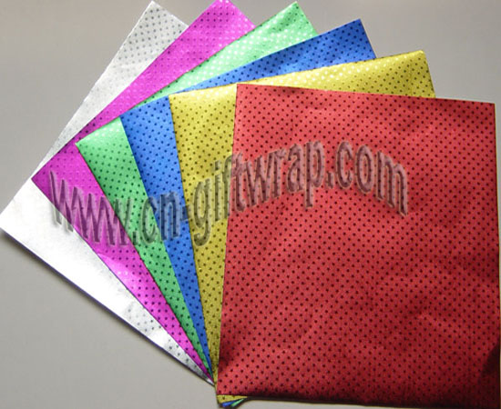 Color emboss foil paper